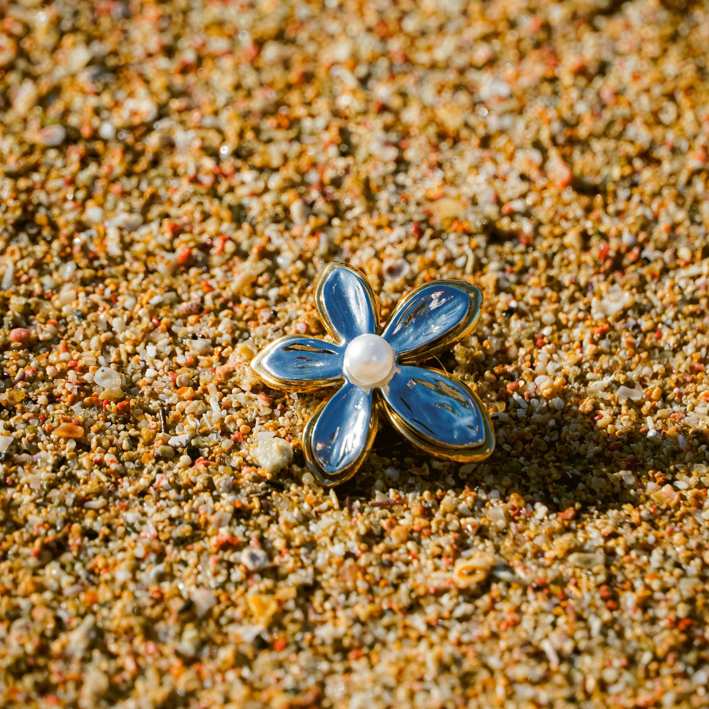 Flor Estrella Ring - Two-Tone Silver Gold Stainless Steel | SIETE Y UNO