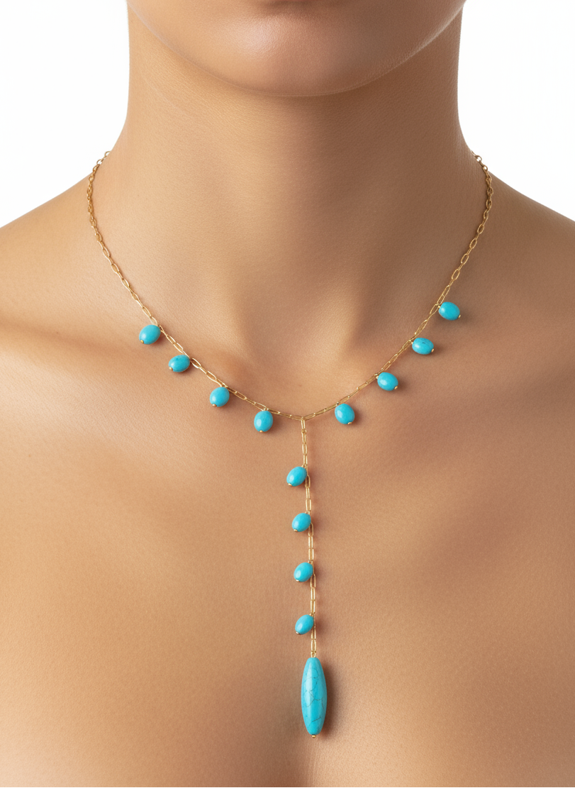 Nine Blue Necklace