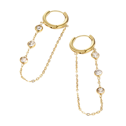 Dangling Stars Earrings