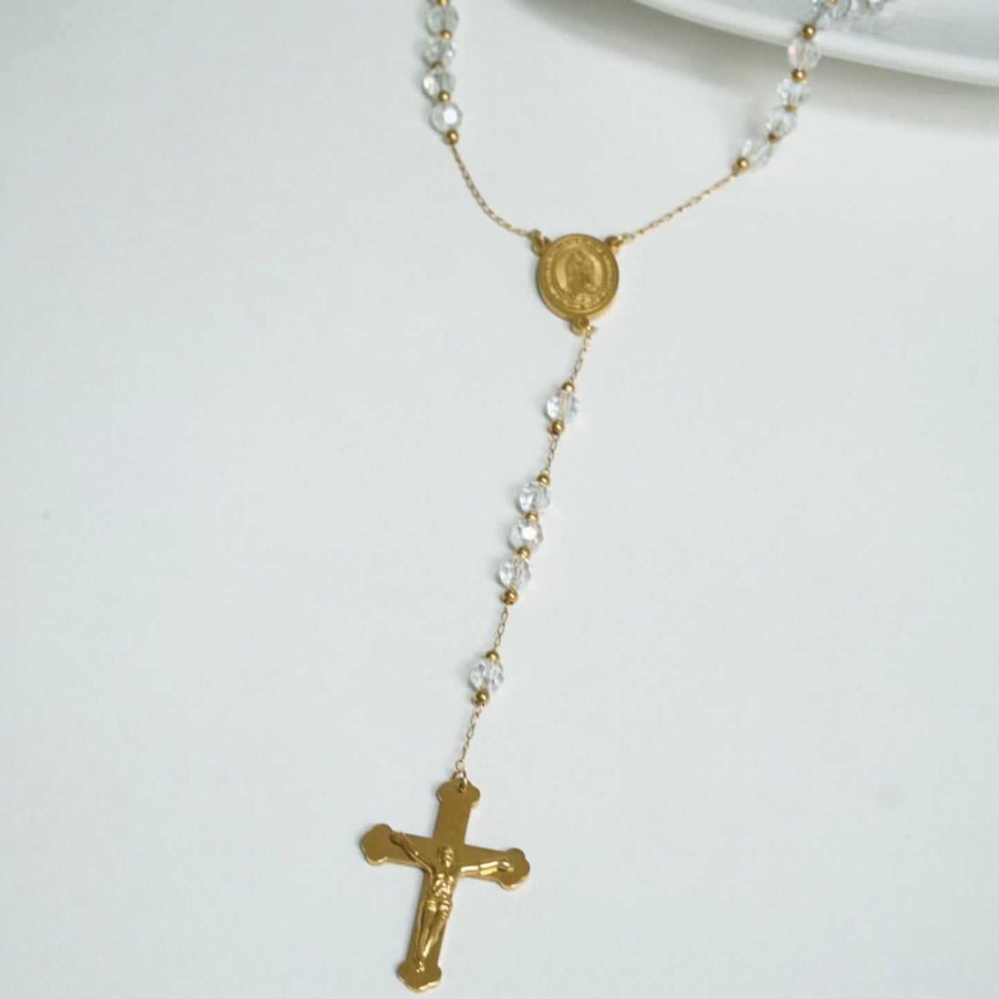 Love Beads Rosary Necklace