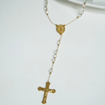 Love Beads Rosary Necklace