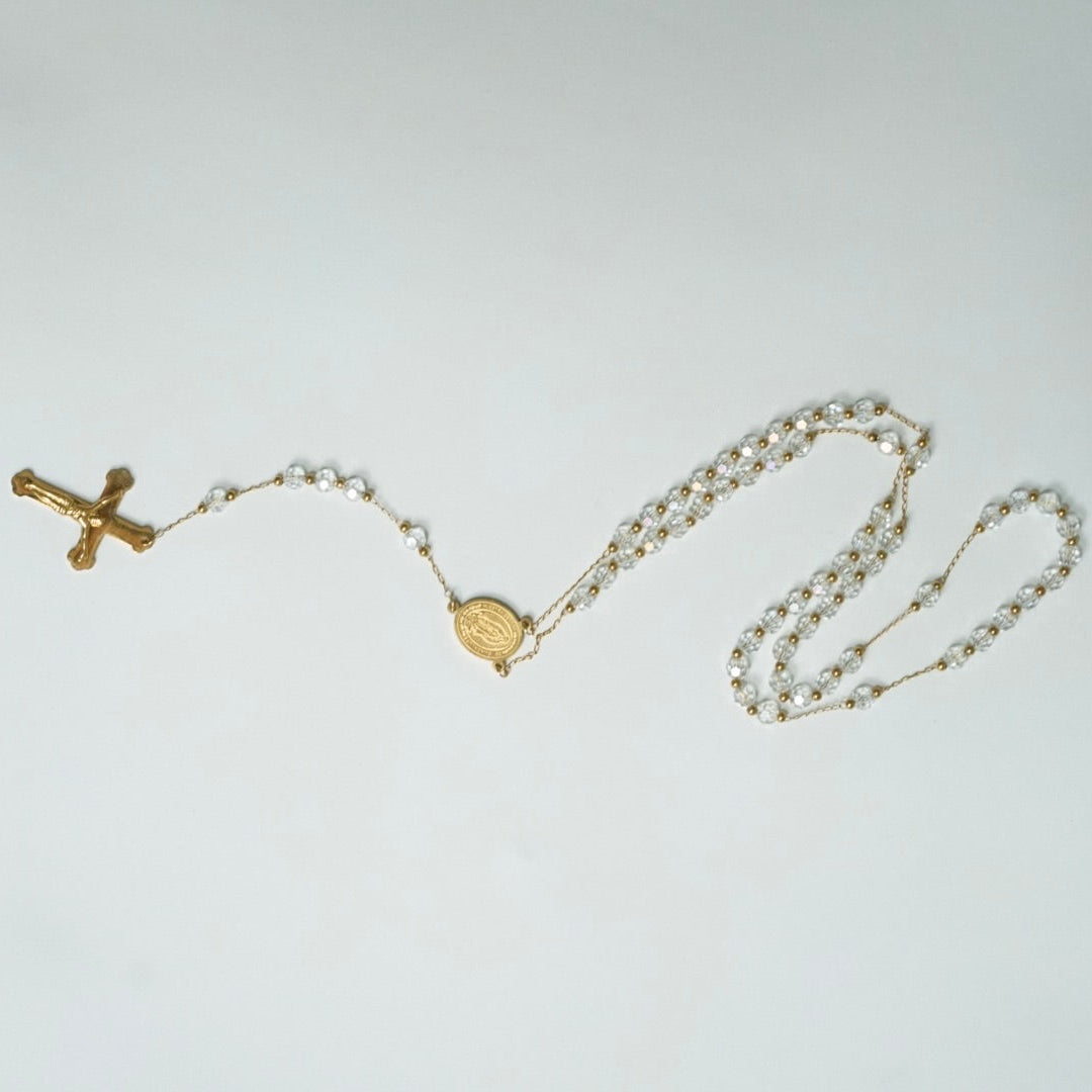 Love Beads Rosary Necklace