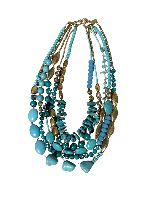 Layered Blue Necklace
