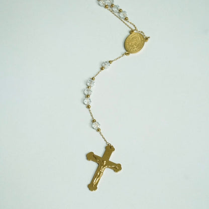 Love Beads Rosary Necklace