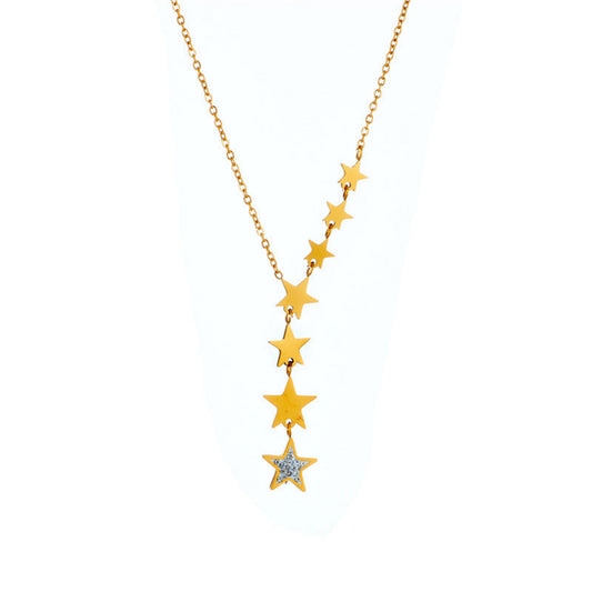 "Bright Star necklace in gold with star pendant and delicate chain"
"Gold plated star pendant necklace, minimalist celestial jewelry design"
"Elegant Bright Star necklace with gold star charm, dainty layering piece"
"Minimalist gold star necklace Bright Star, delicate chain with celestial pendant"