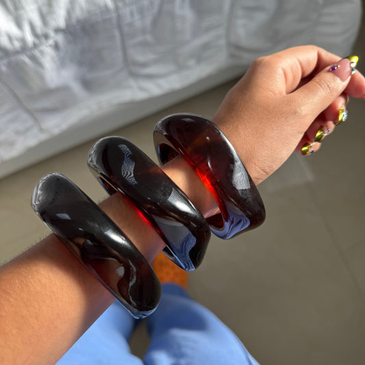 	Squared Bangles - Geometric Acrylic Bracelets | SIETE Y UNO