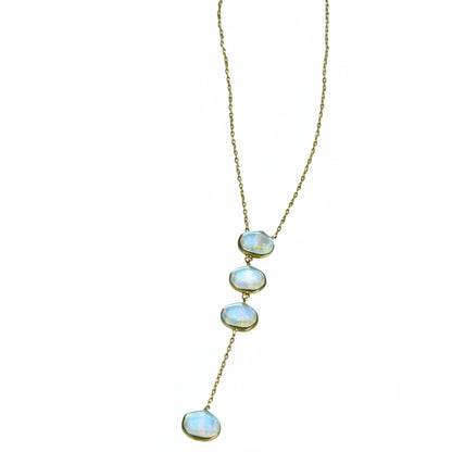 Blue Sea 18K Gold Plated Stainless Steel Necklace