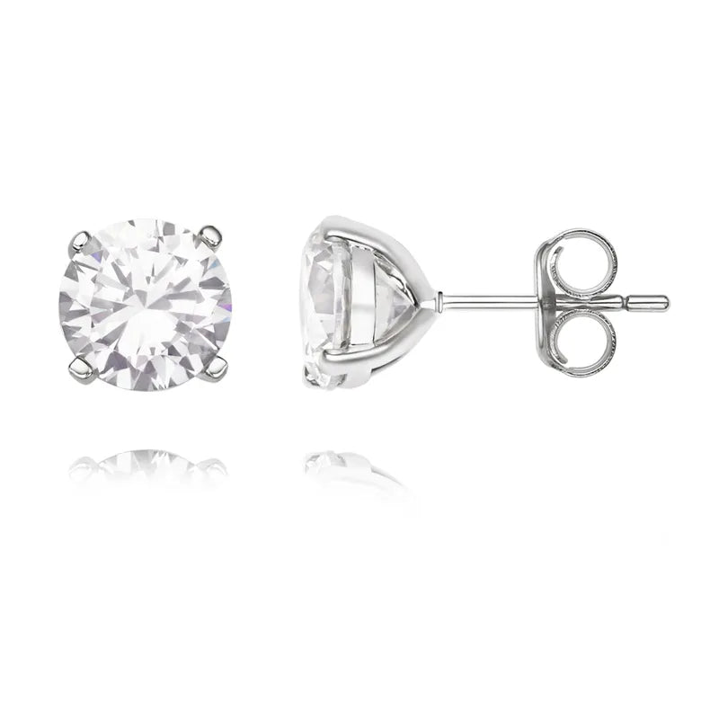 S&G Big Diamond Earrings
