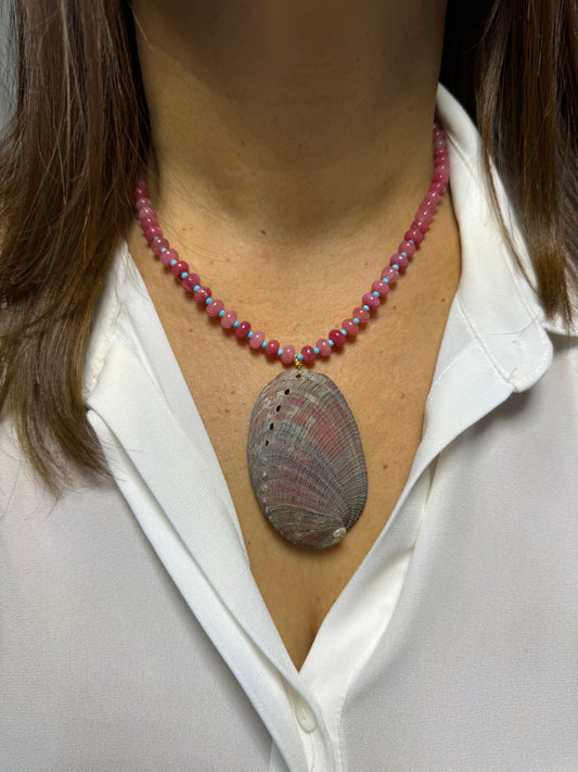 Carol Necklace  Pink