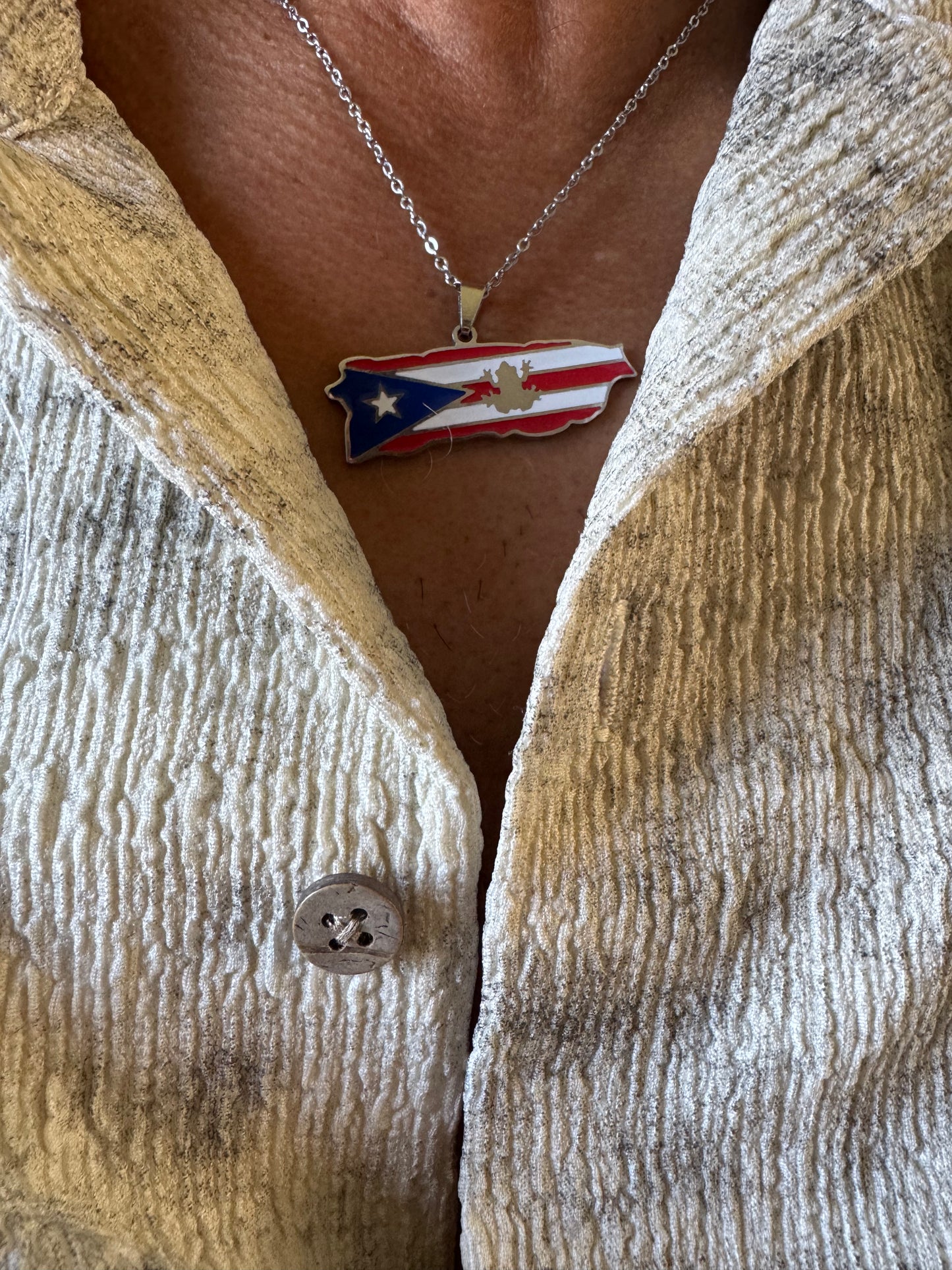 La Bandera Coqui PR Necklace