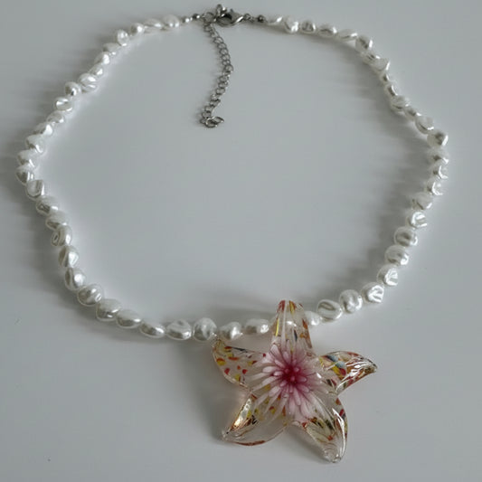 Pearl Star Necklace