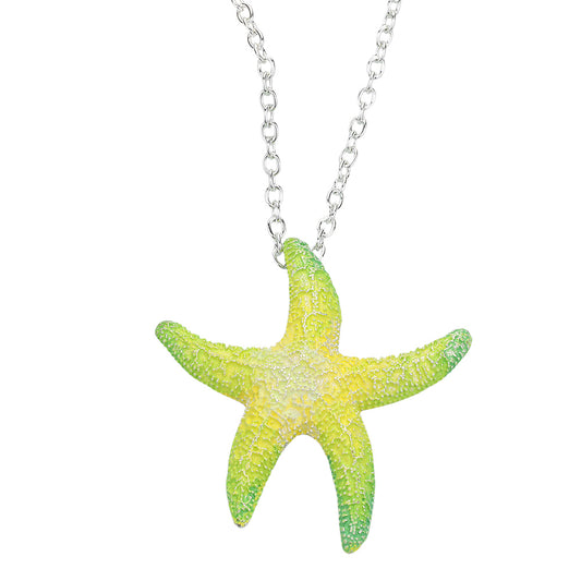 Starfish green Necklaces