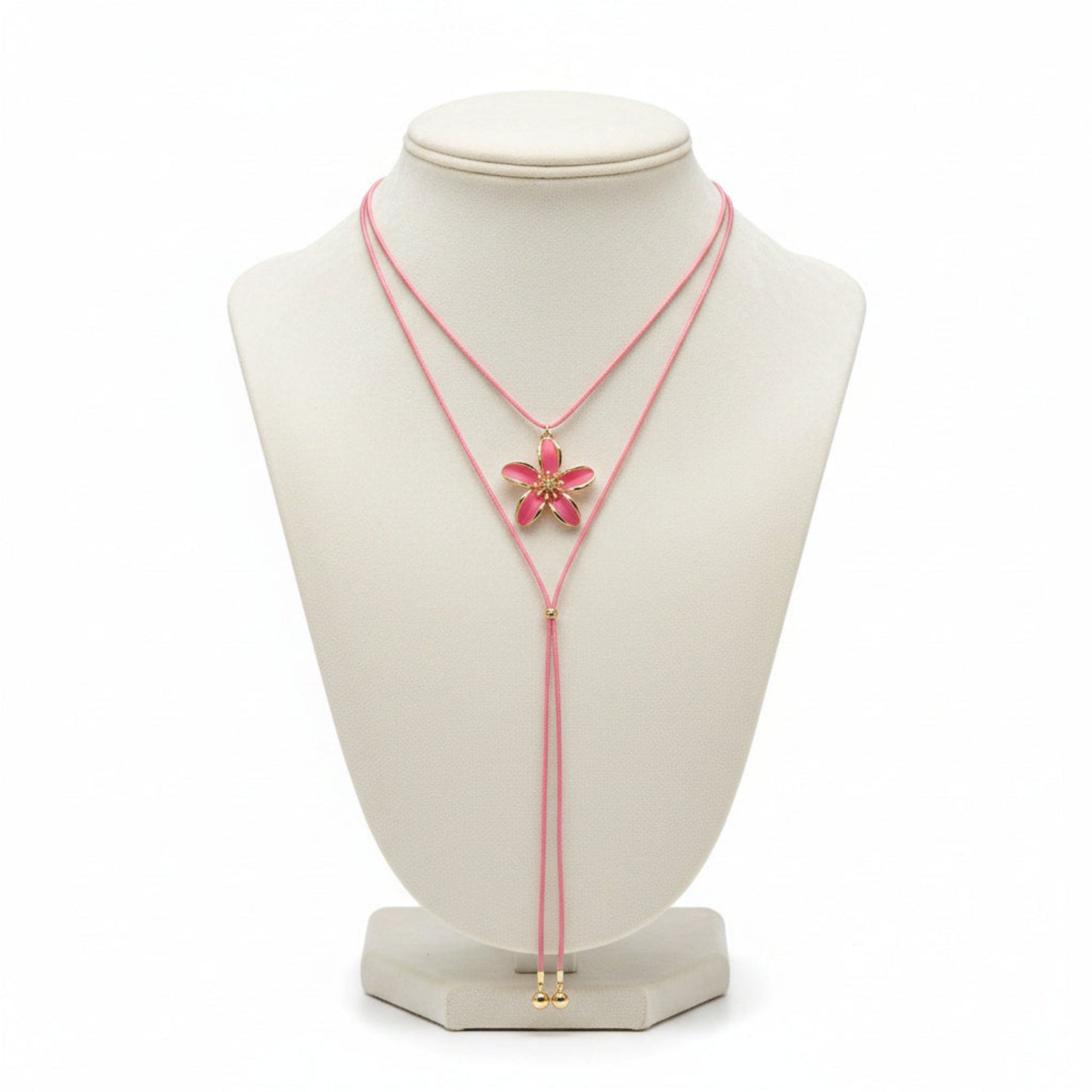 Amancay Cord Necklace – Alloy Pendant