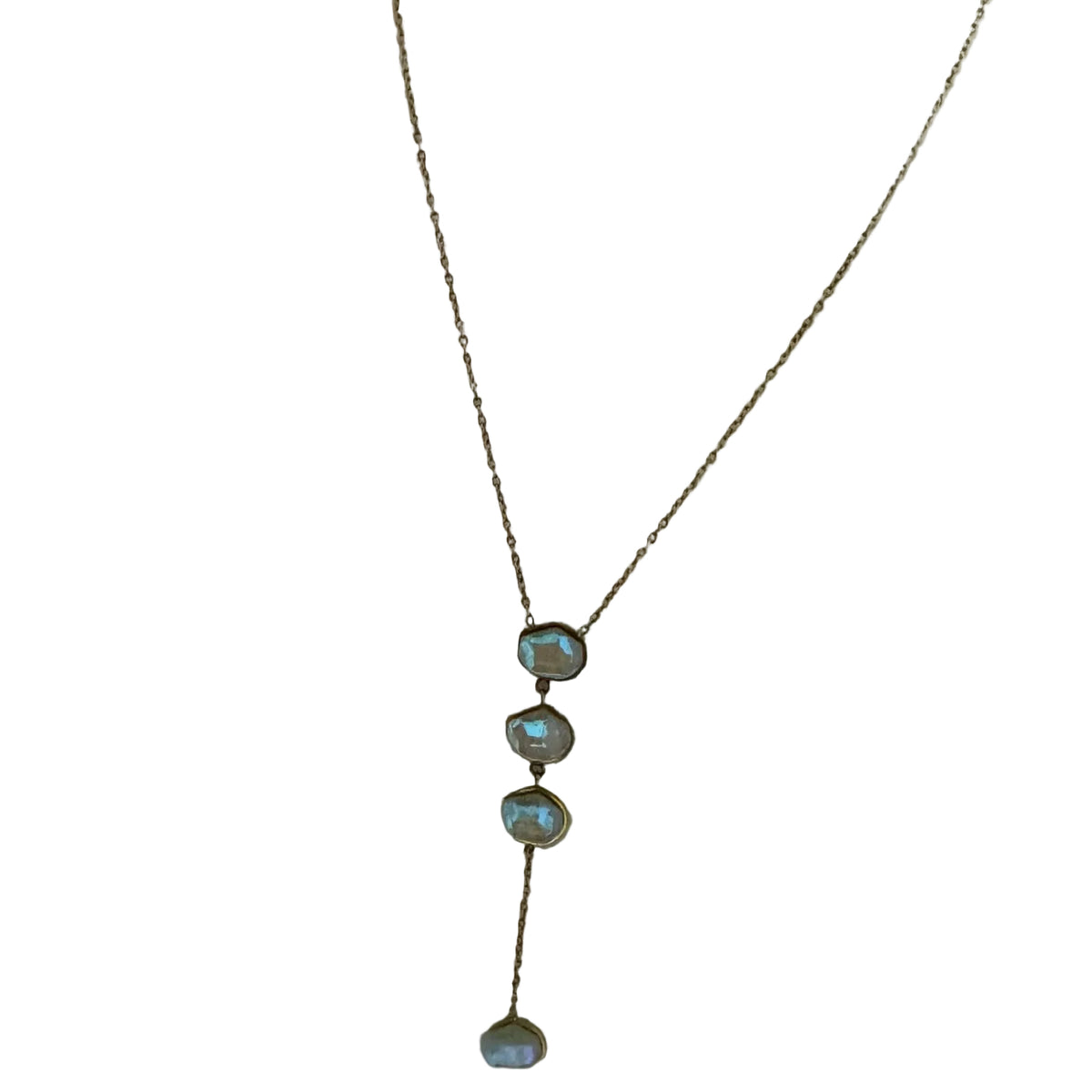 Blue Sea 18K Gold Plated Stainless Steel Necklace