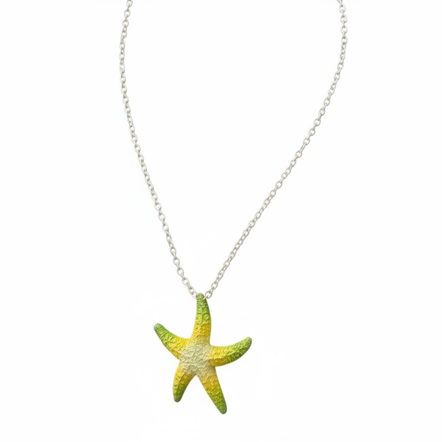 Starfish green Necklaces